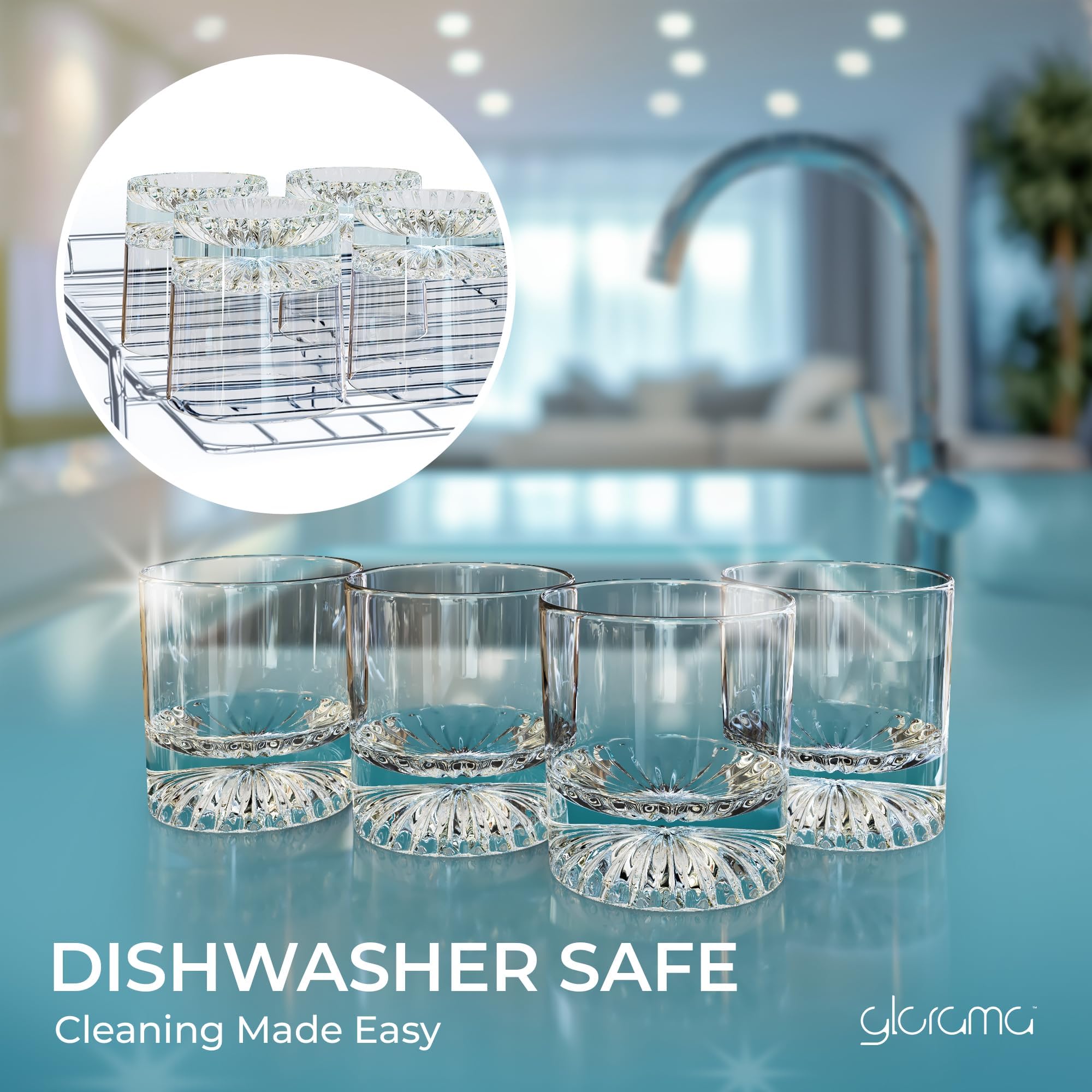 GLORAMA durable crystal construction for lasting use and premium feel