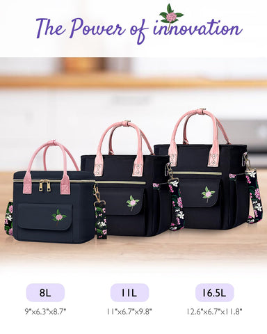 Glorieroo deluxe lunch bag capacity holds up to 22 cans for daily meals