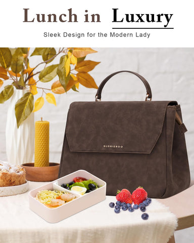 GLORIEROO insulated lining preserves freshness for hours on the go.