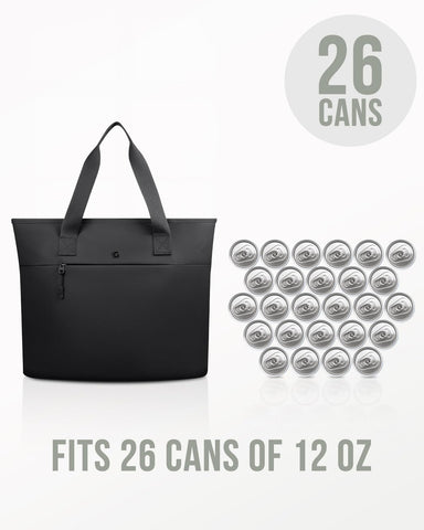 GLORIEROO tote insulation preserves cold or warm items for hours.