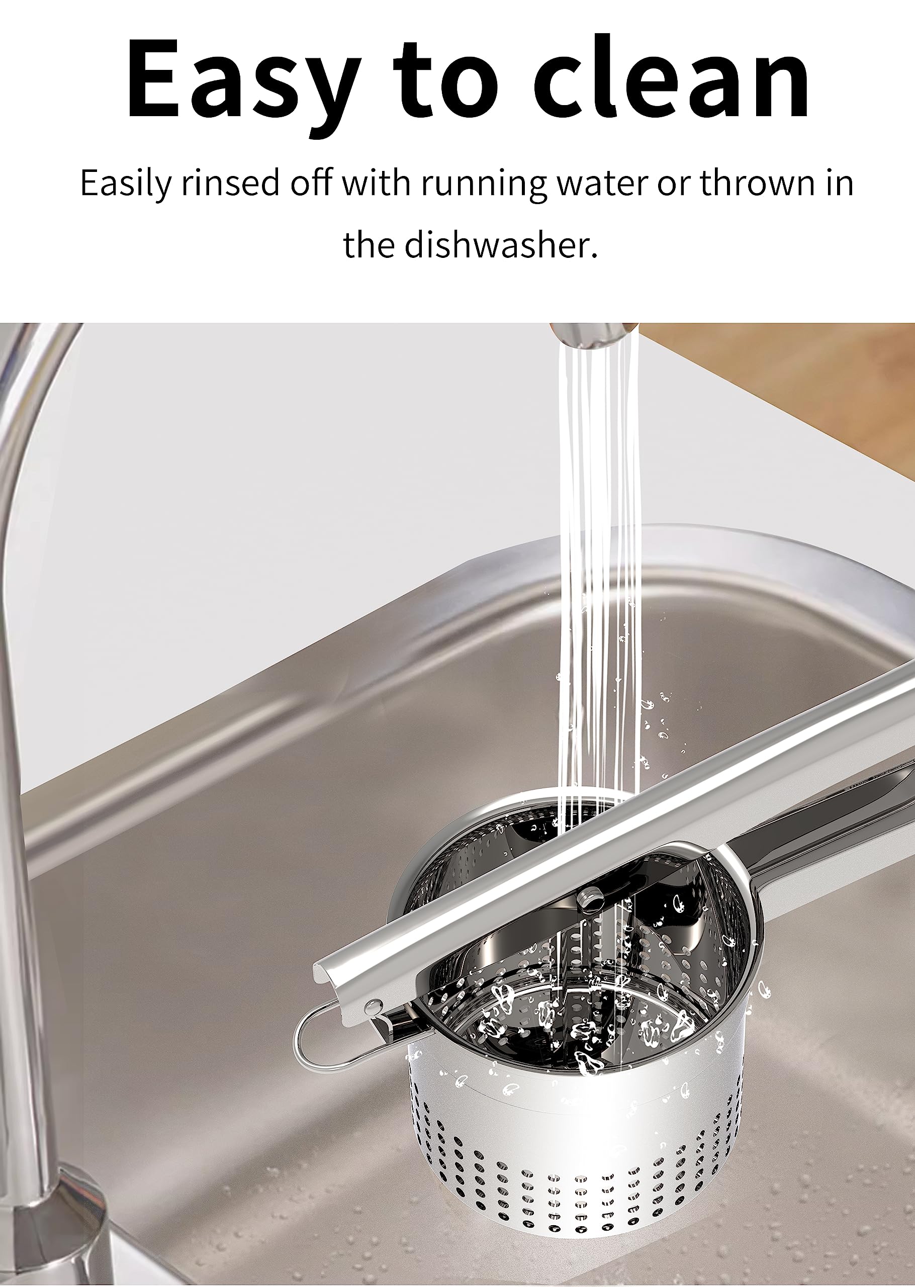 GloTika dishwasher-safe construction simplifies cleanup