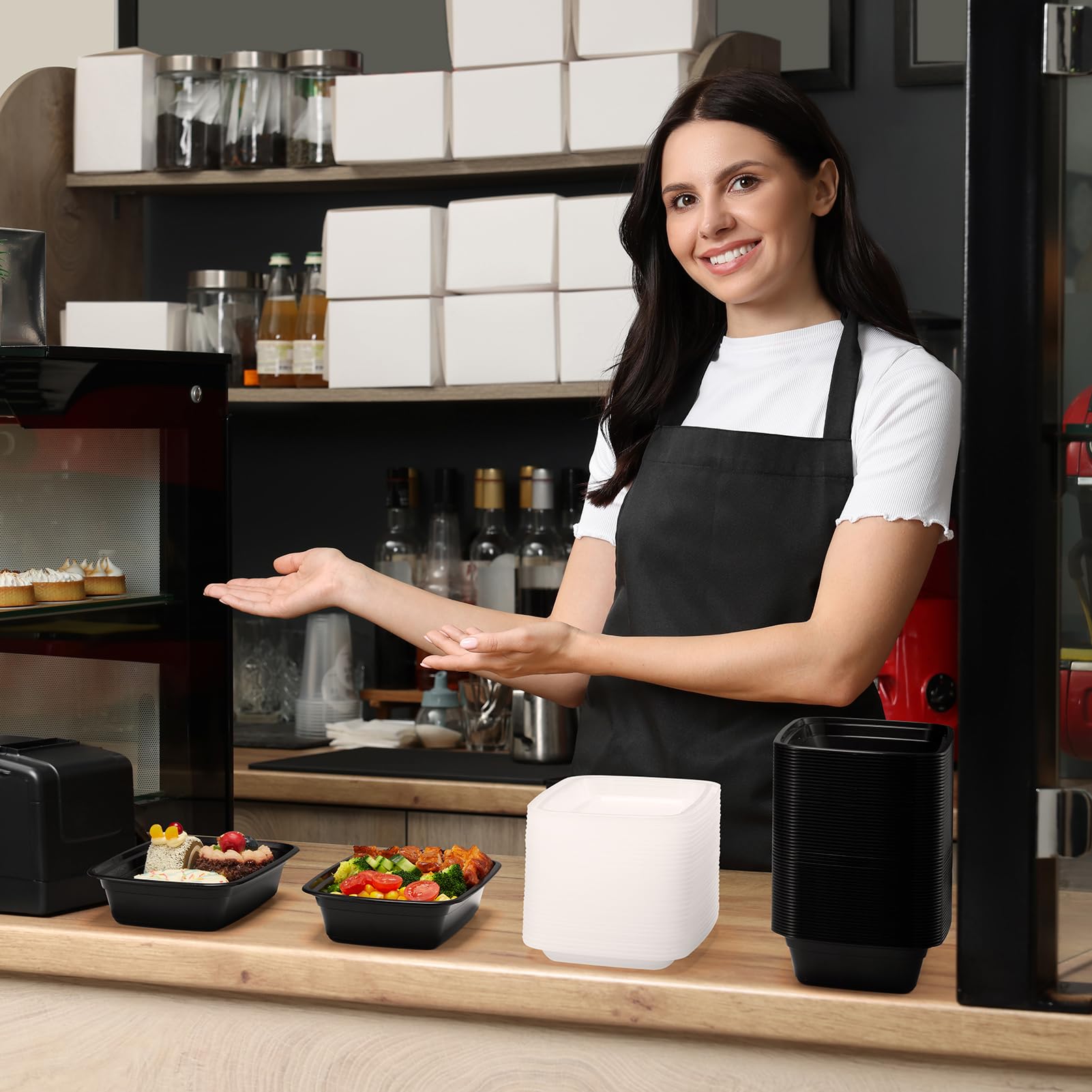 Glotoch Express to-go containers suitable for takeout and leftovers.