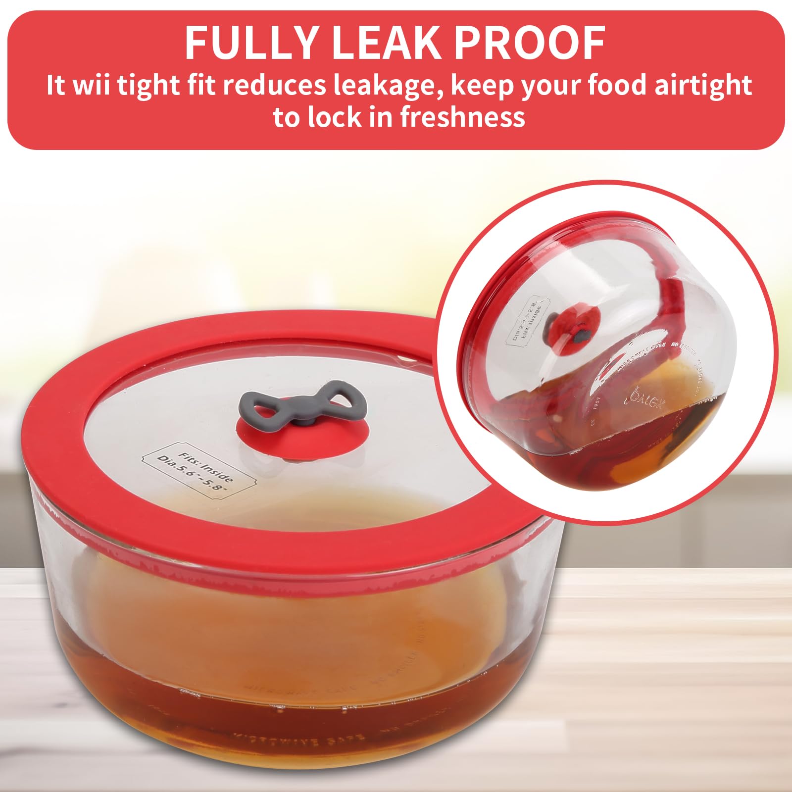 Tempered glass base stays sturdy while showing contents clearly