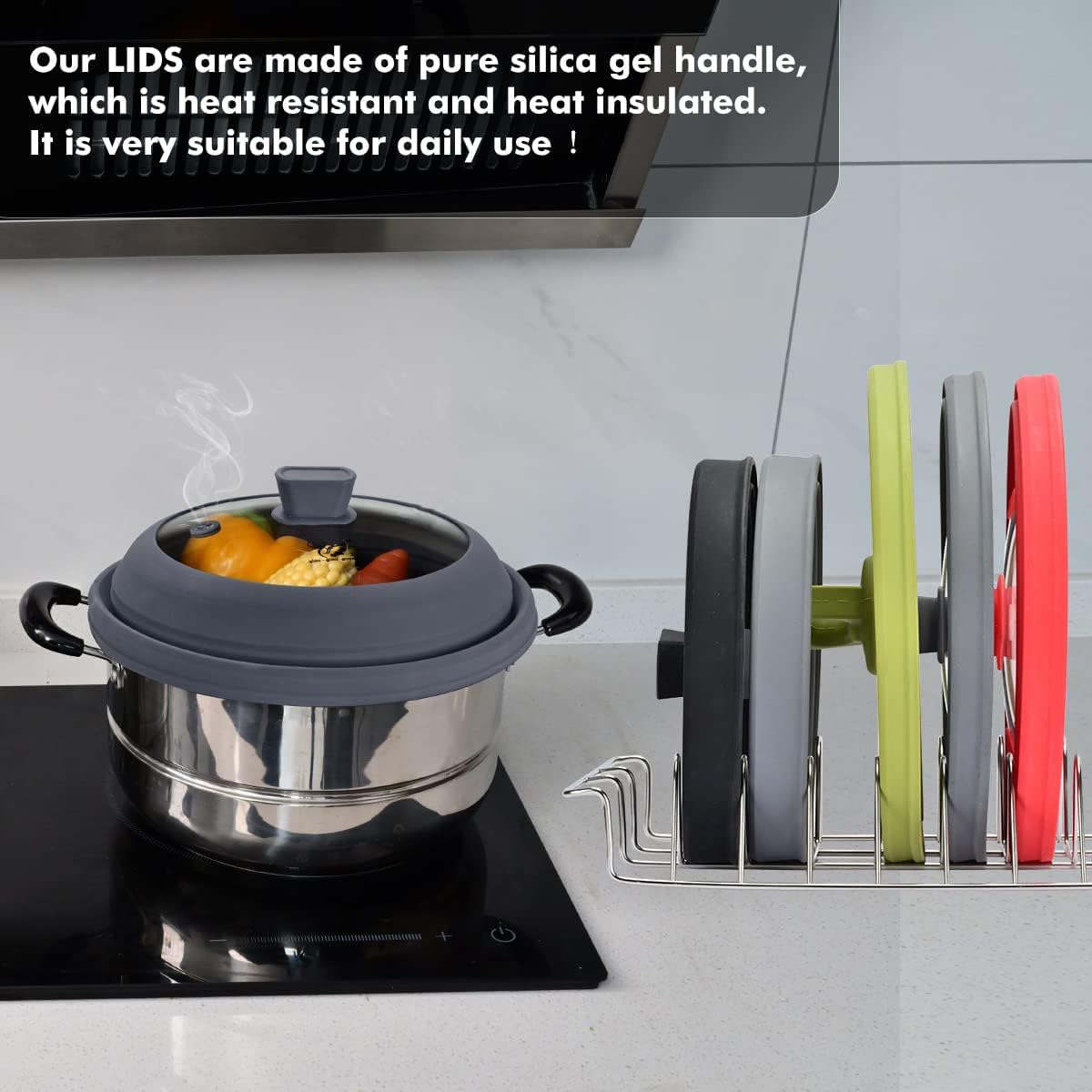GlouGlou Goose GGG anti-scald silicone handle for safe lifting