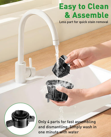GlowWise compact countertop design saves space in small kitchens.