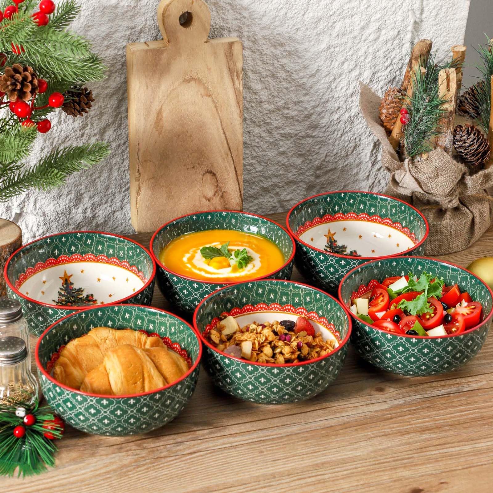 Glowworm bowls with lead-free glaze, durable and easy to clean