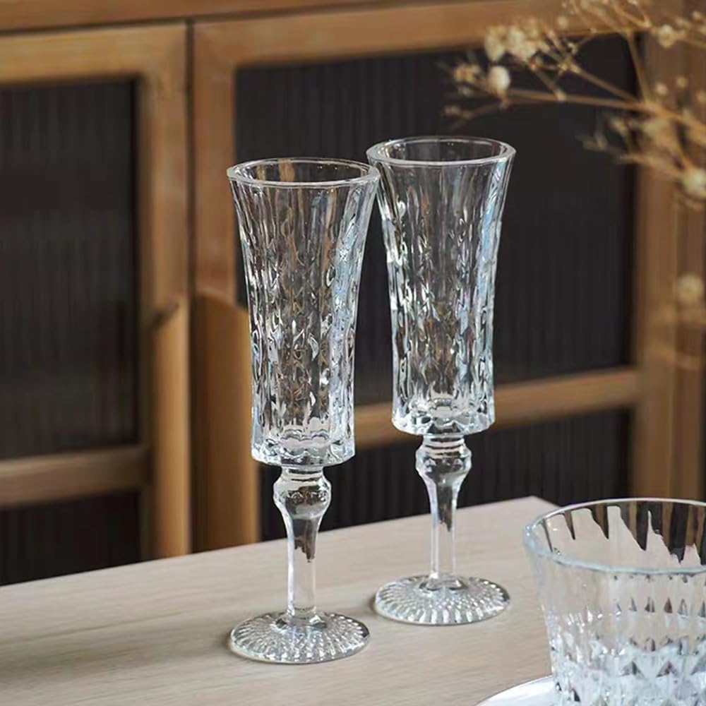 Glsairy home-bar glasses elevate celebratory pours with elegance