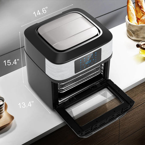 Gluck Air Fryer Oven rotisserie accessory for even roasting