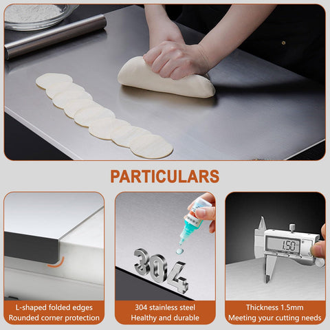 Glyncipher cutting board is non-porous and easy to clean, resisting juices.