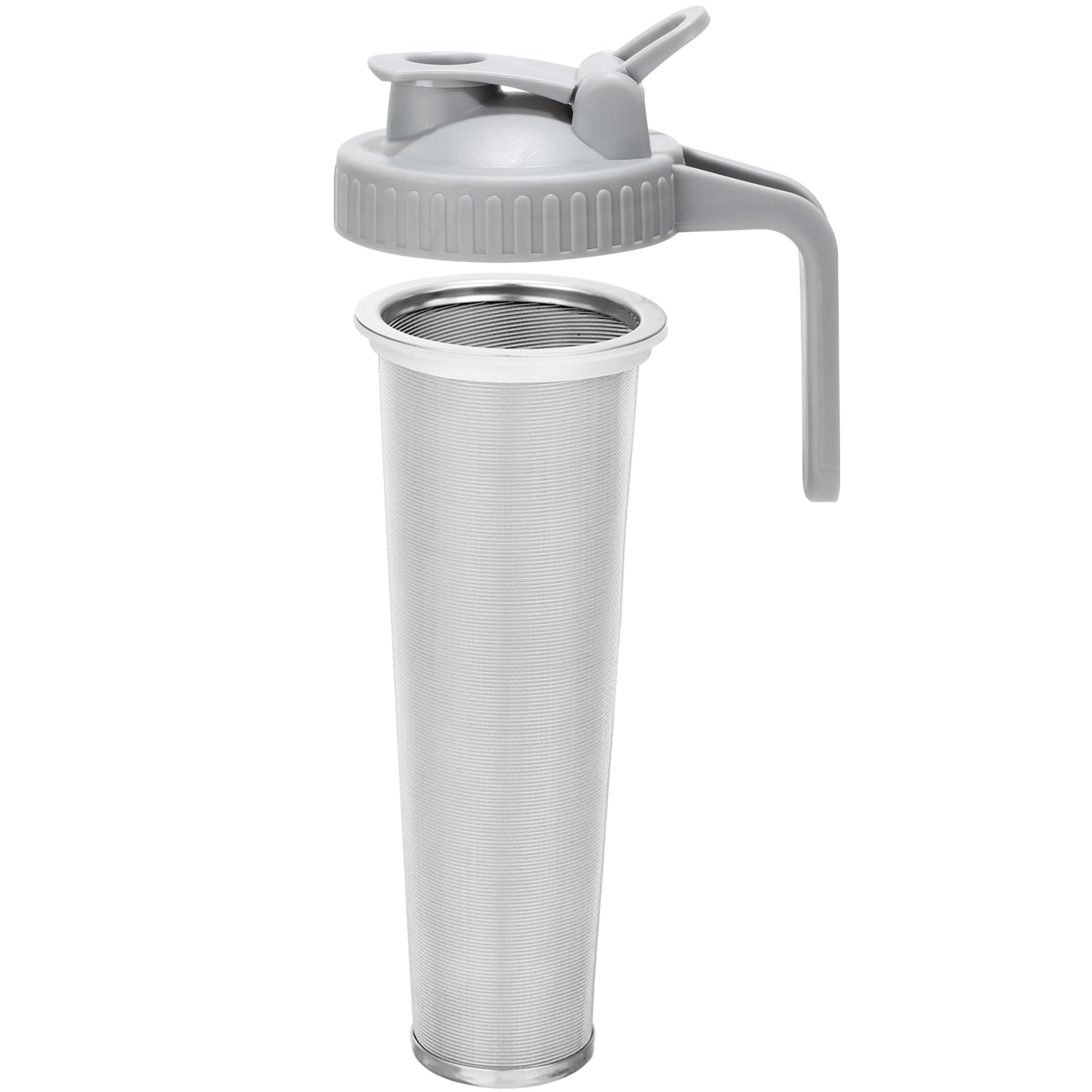 Glyntrof cold brew filter on 64 oz Mason jar for smooth iced coffee