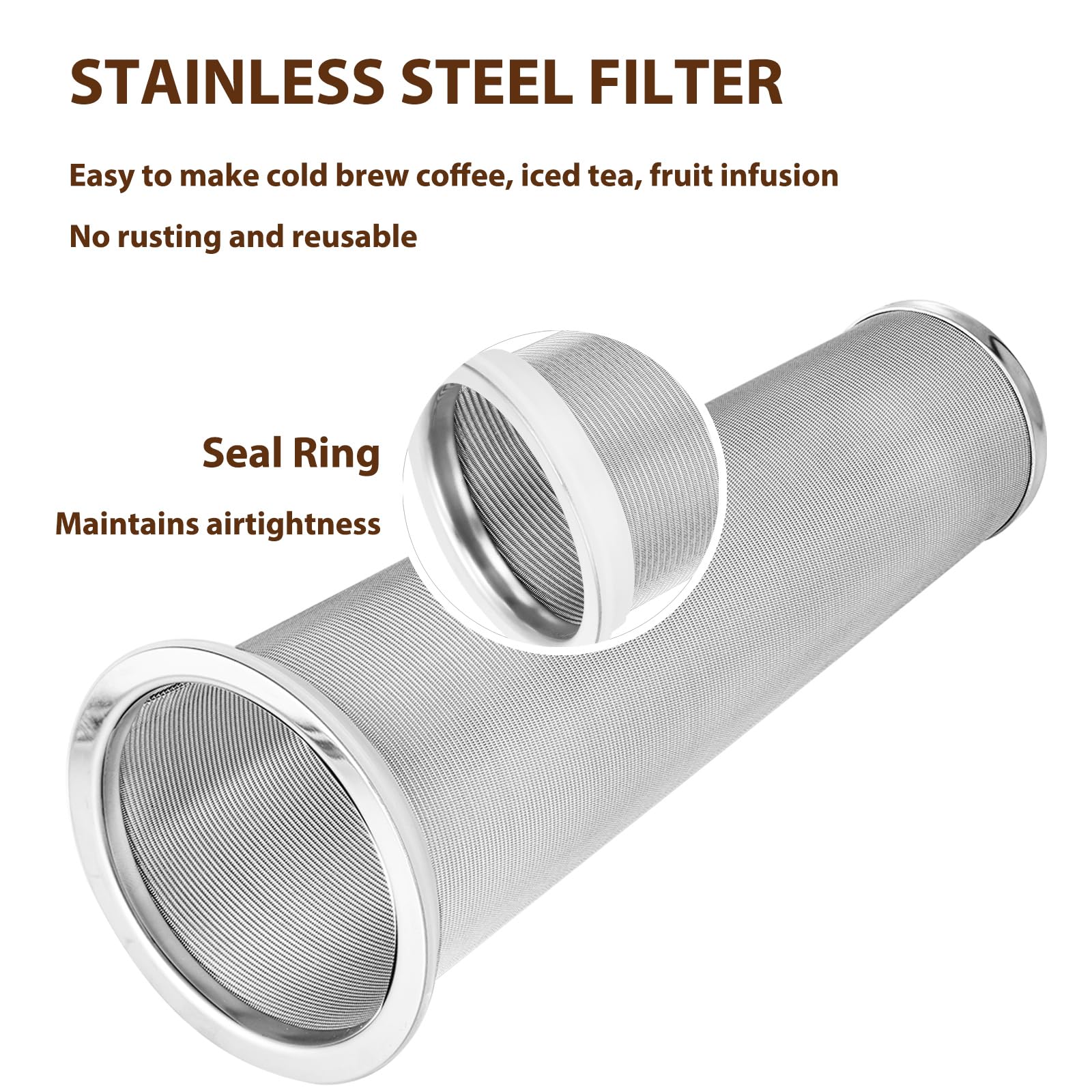 Glyntrof filter is easy to clean and reusable for consistent brews