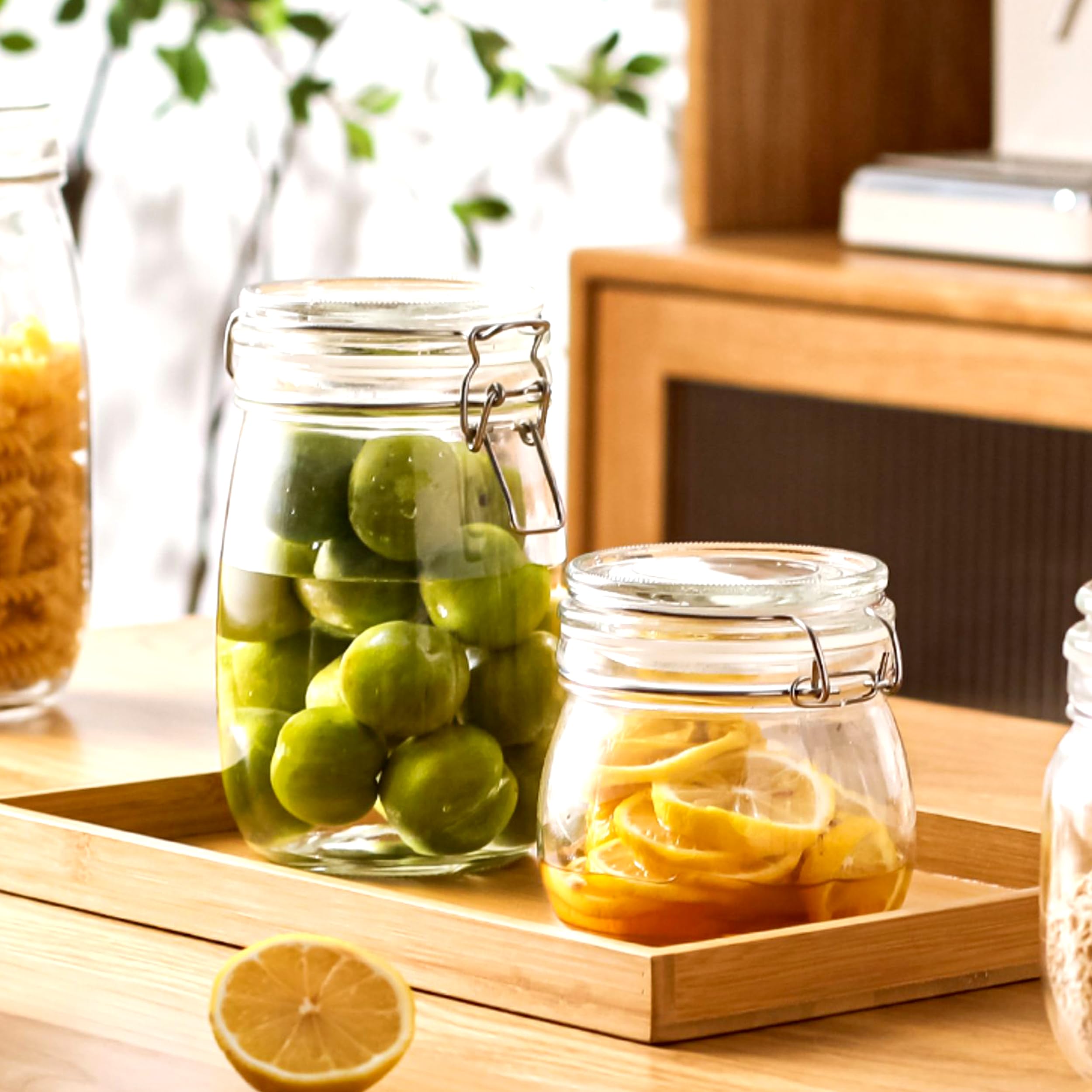 GMAEURL two-pack 16oz jars ideal for organized pantry.