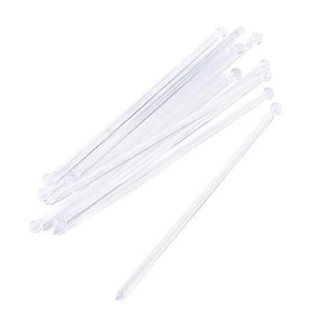 Gmark 5-3/4-inch sip stirrers in black for quick sipping