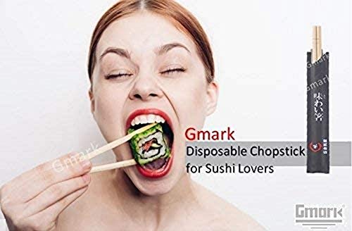 Gmark bamboo chopsticks with a smooth finish and minimal splinters.