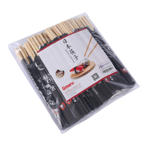 Gmark Japanese-style sleeved chopsticks with elegant design for sushi plating.