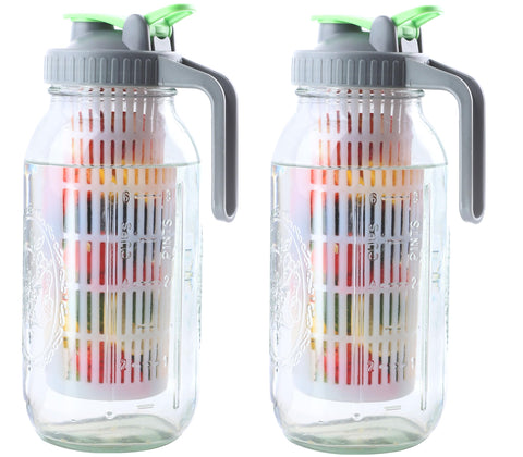 GMCOZY glass mason jar infuser pitcher ready for infused beverages