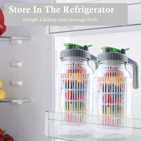 GMCOZY refrigerator-ready pitcher for convenient prep