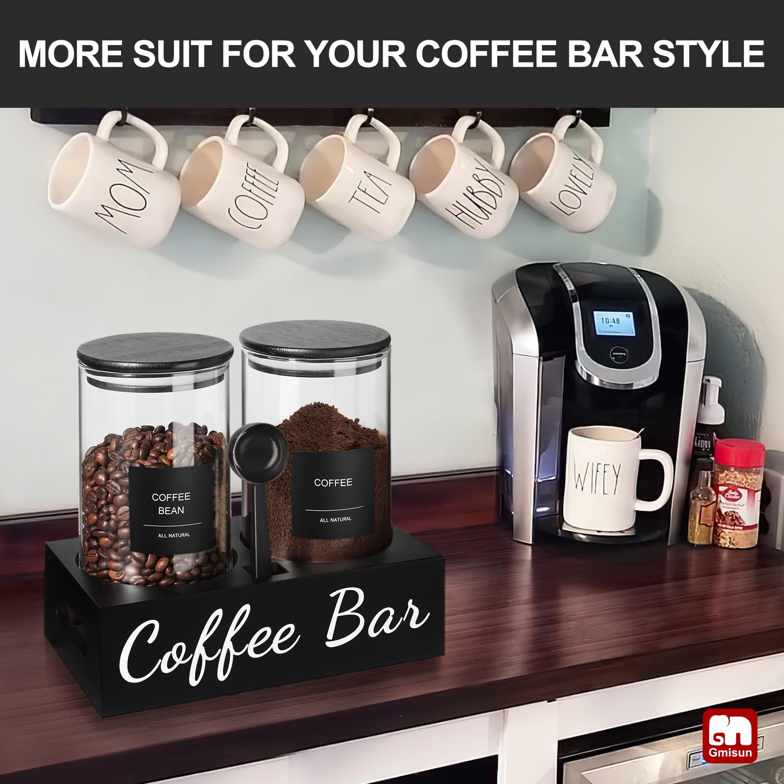 GMISUN scoop doubles as bag clip to seal opened coffee bags