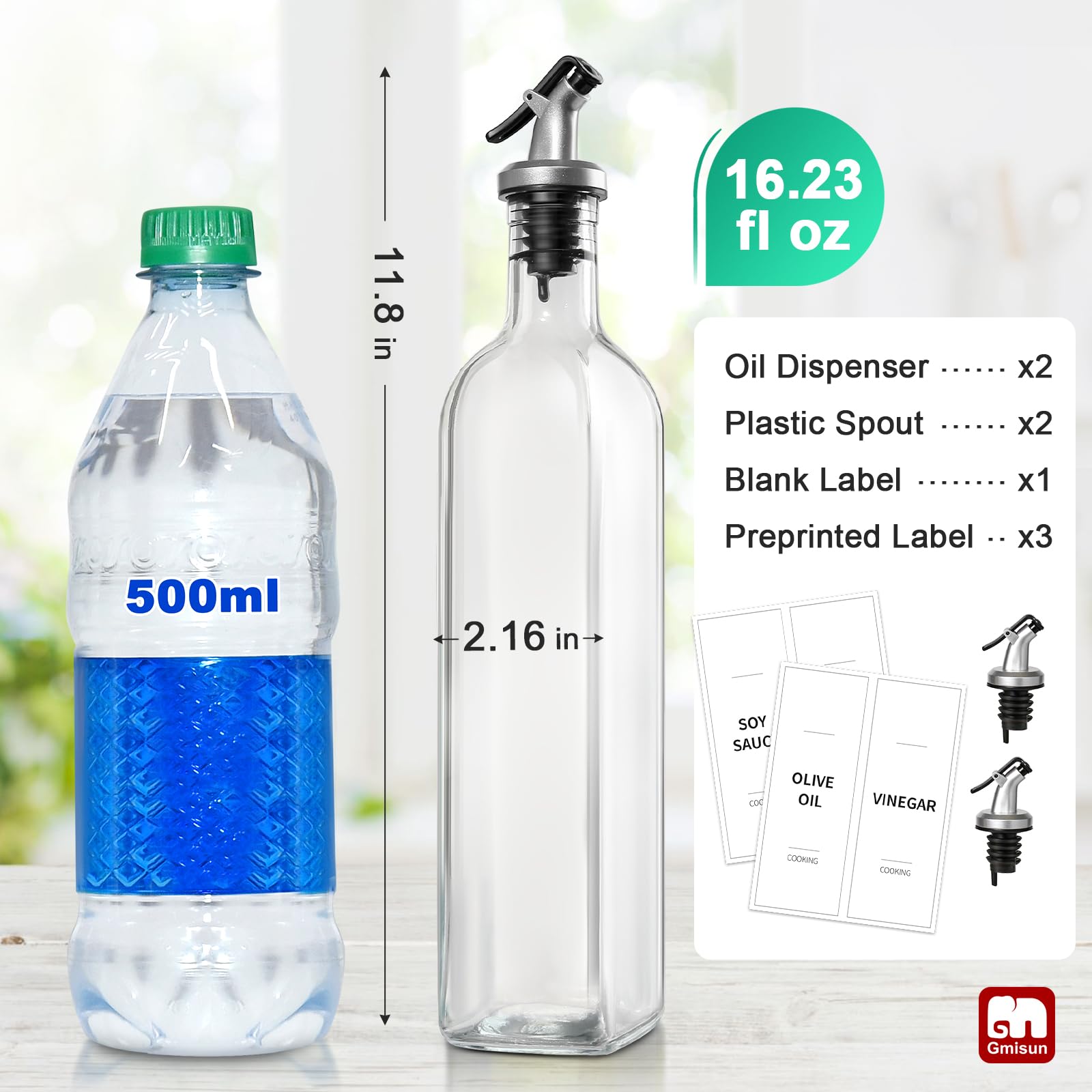 GMISUN flip-spout close-up enables controlled pours.