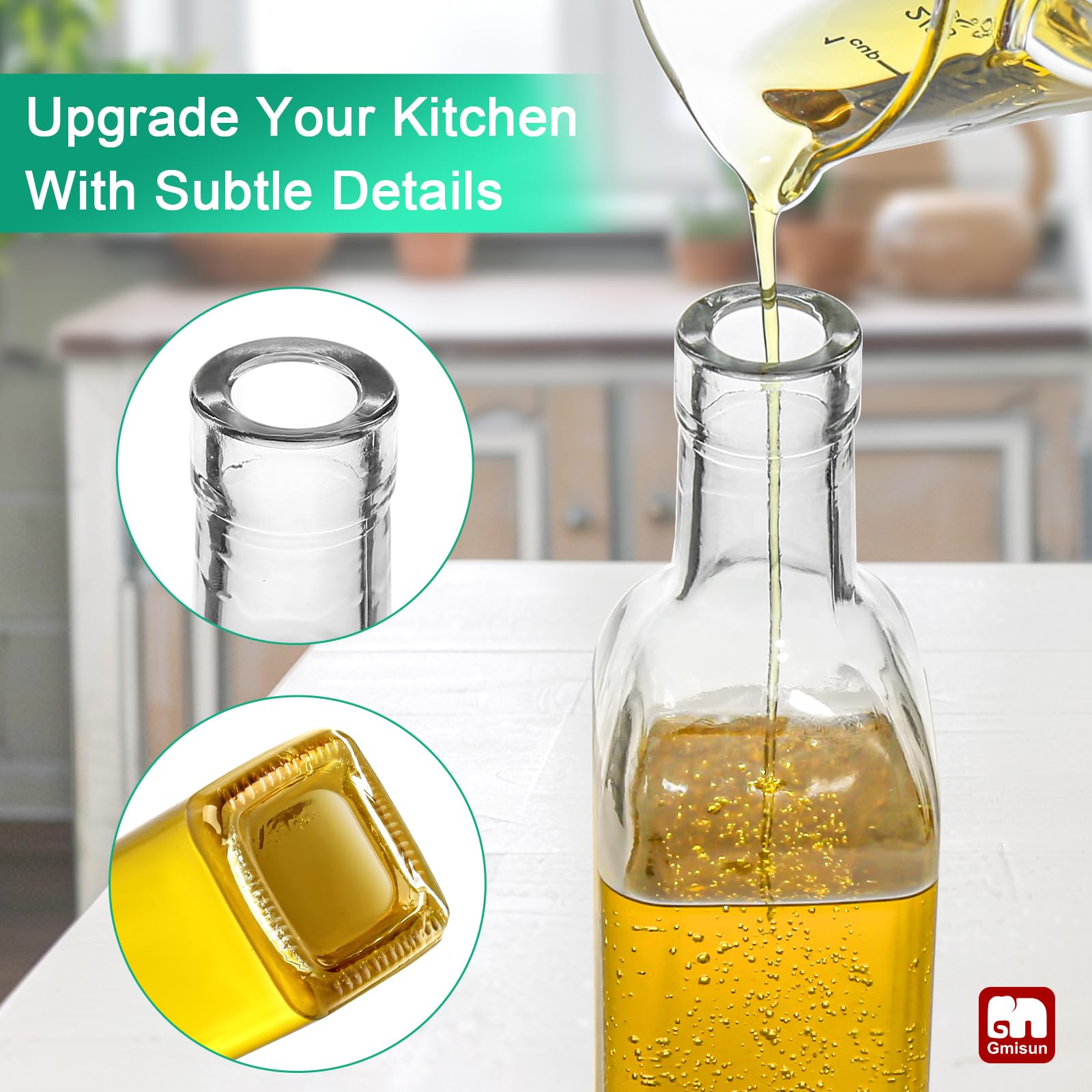 GMISUN rectangle-design dispensers save valuable counter space.
