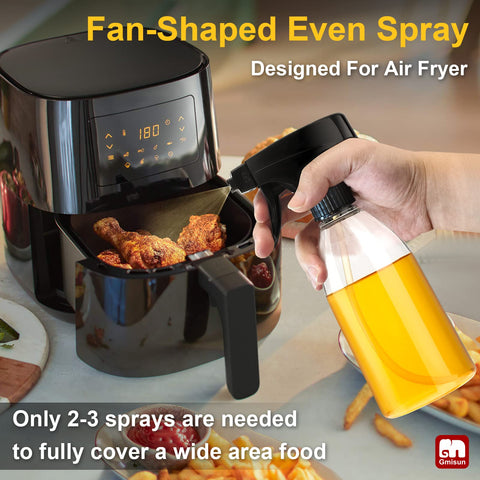 GMISUN Oil Sprayer uses food-grade plastic for safe daily cooking.