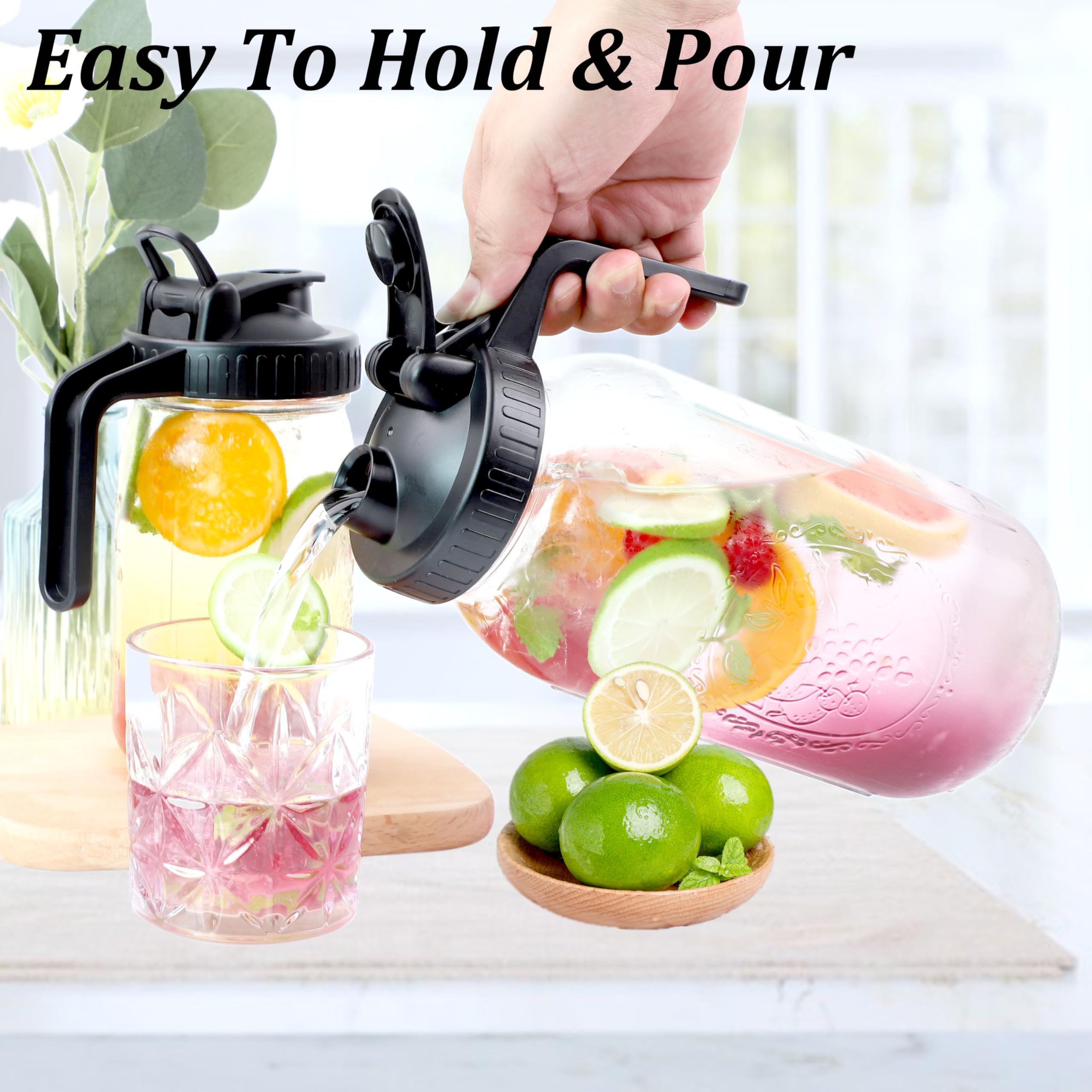 GMSWEET airtight leak-proof lid keeps drinks fresh and reduces spills.