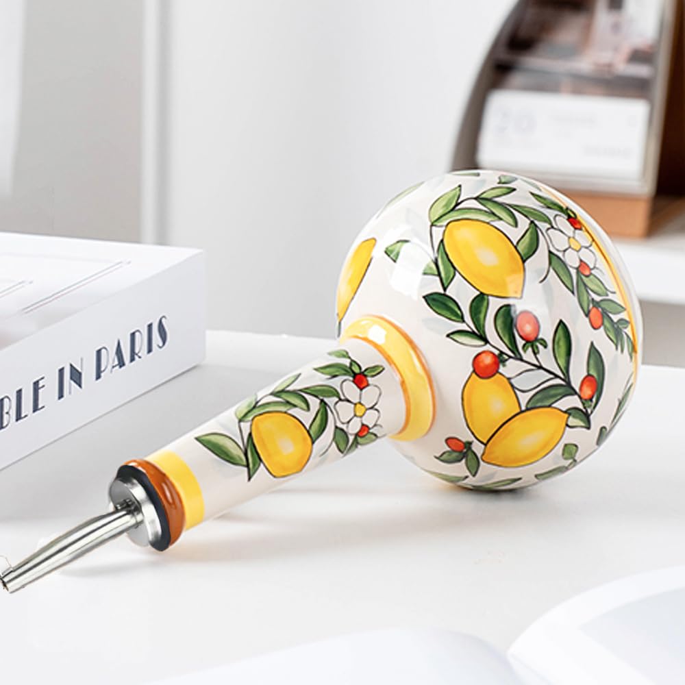 Gnlnkn elegant cruet helps keep counters tidy with less splatter.