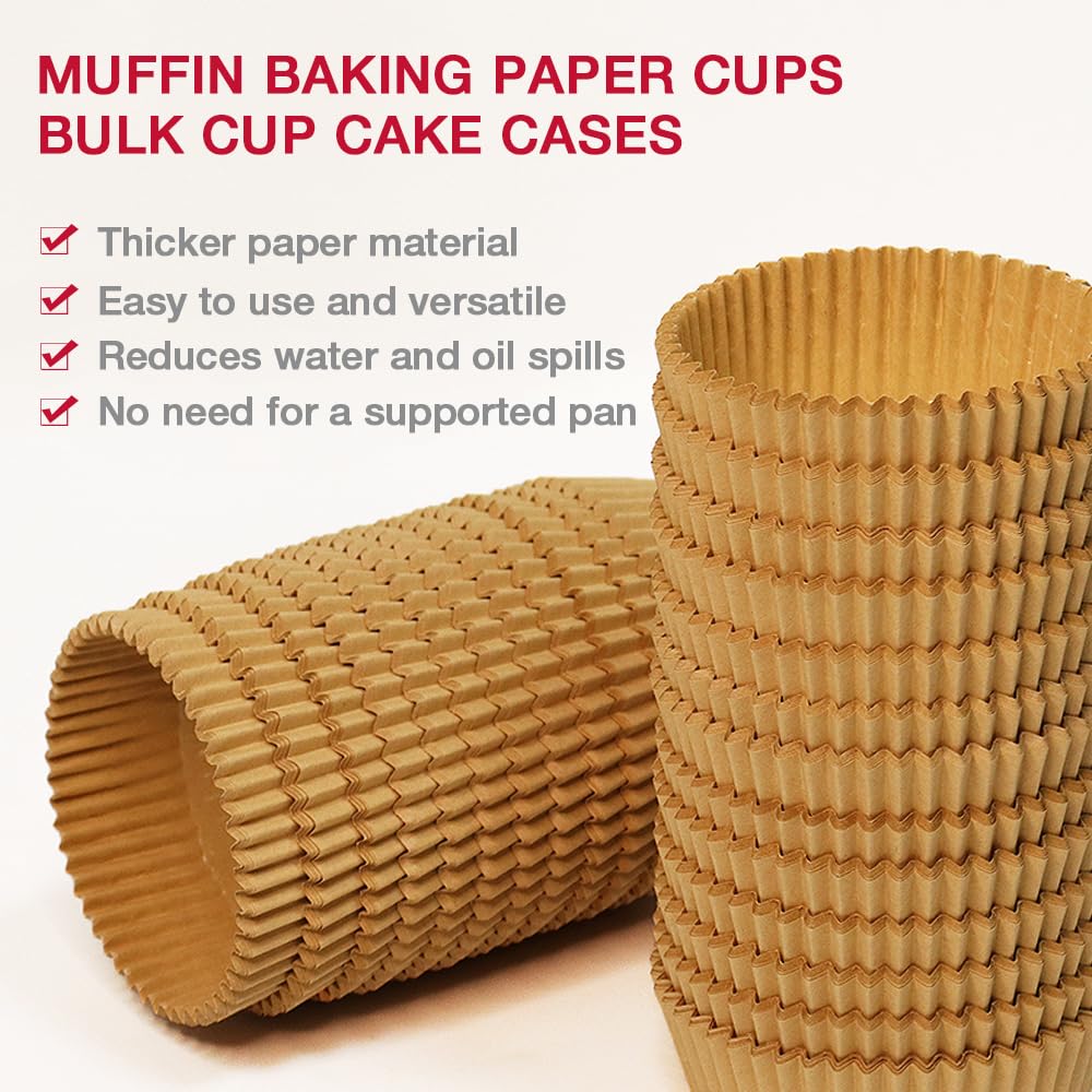 Goalfly disposable baking cups save cleanup time after parties or catering.