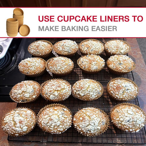 Goalfly versatile baking cups for muffins, brownies, pies, and savory portions.