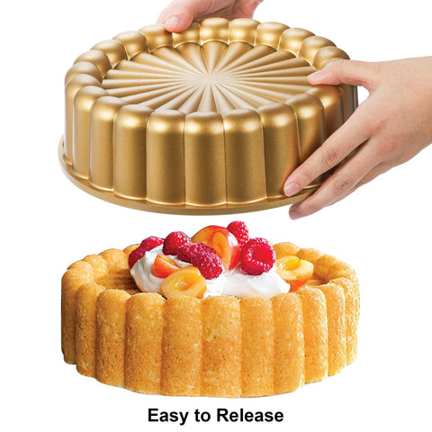 Goaste Charlotte pan dishwasher-safe feature enables easy cleanup after baking