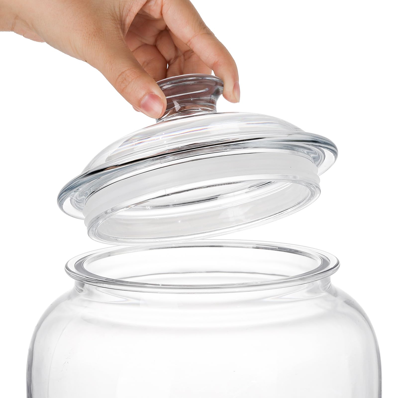 Goaste durable food-grade acrylic offers sturdy, shatter-resistant storage for pantry staples.