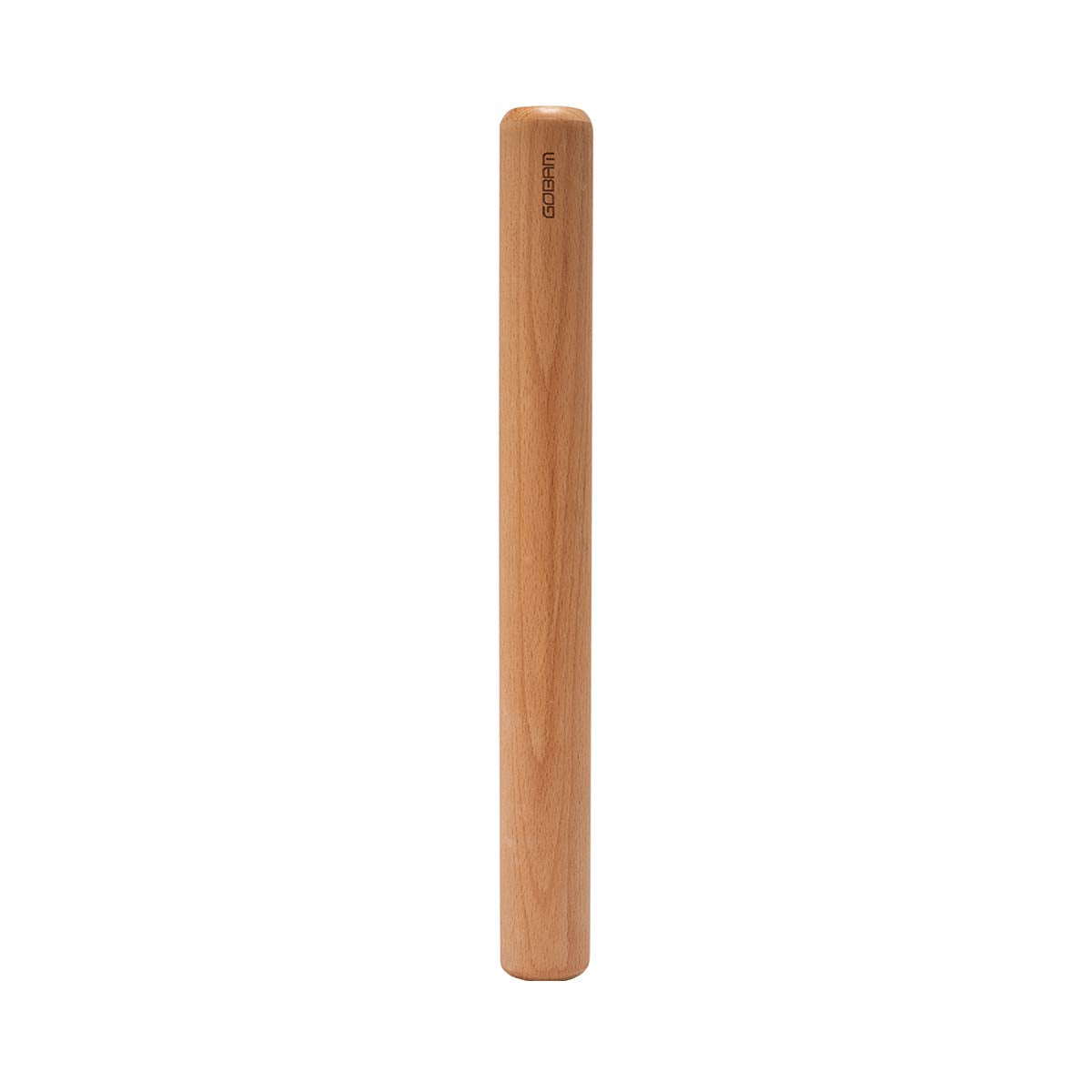 GOBAM large wood rolling pin smoothing dough for even chapati and pizza crusts