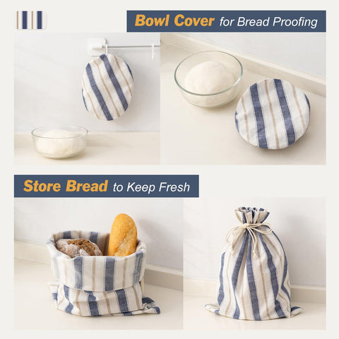 GobiSea bowl cover during fermentation keeps dough moisture balanced
