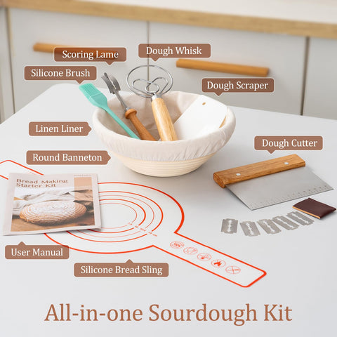 GobiSea dough scraper for precise dough handling.