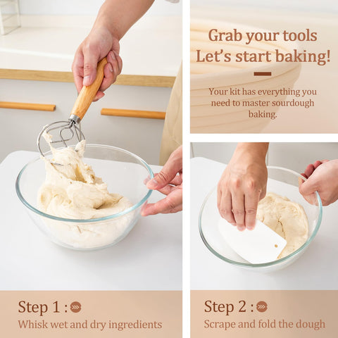GobiSea scoring lame creates bakery-style loaf patterns.