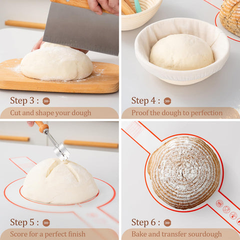GobiSea silicone brush for even glaze on crust.