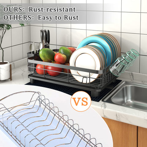 Godboat dish rack large capacity area for plates and bowls