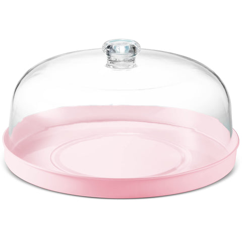 Godinger ball-top lid handle enables easy lifting of the dome.