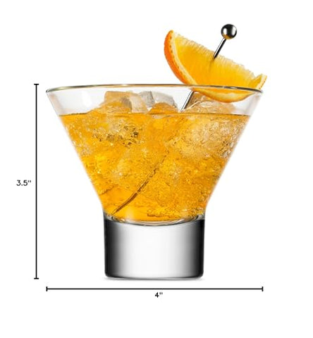 Godinger glasses are dishwasher safe for easy cleanup.