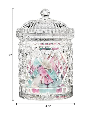 Godinger Dublin biscuit barrel detail showcases classic elegance on display.