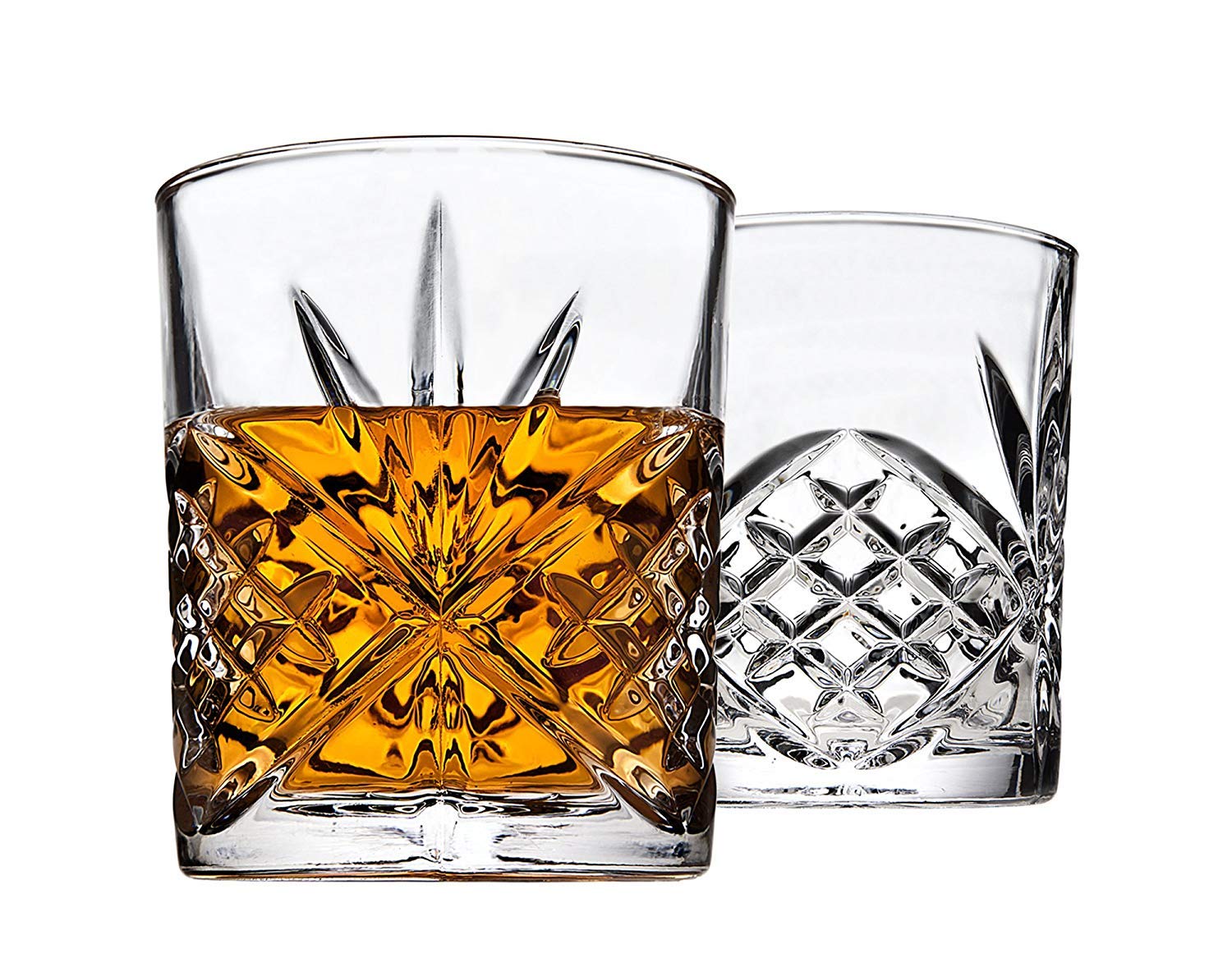 Godinger Dublin Crystal bar set displayed for entertaining guests