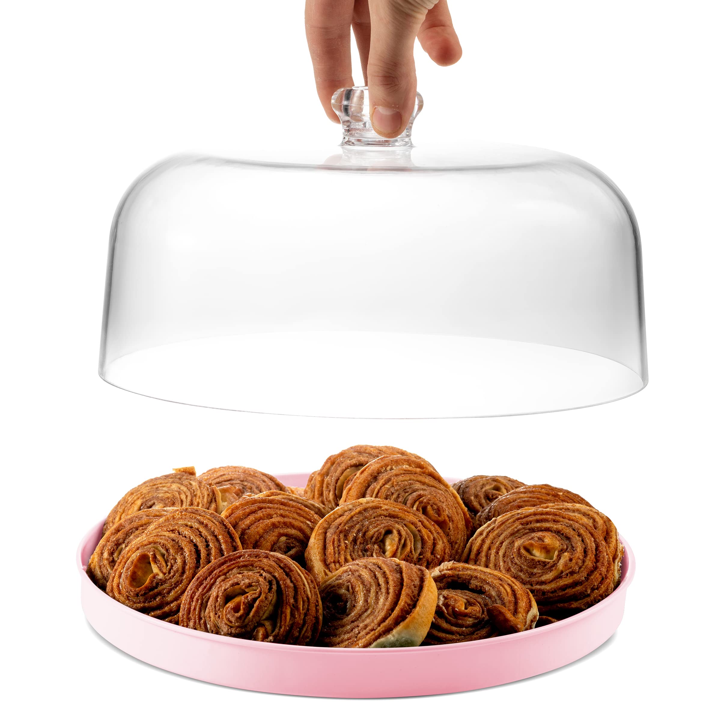 Godinger galvanized metal serving tray adds durable style.
