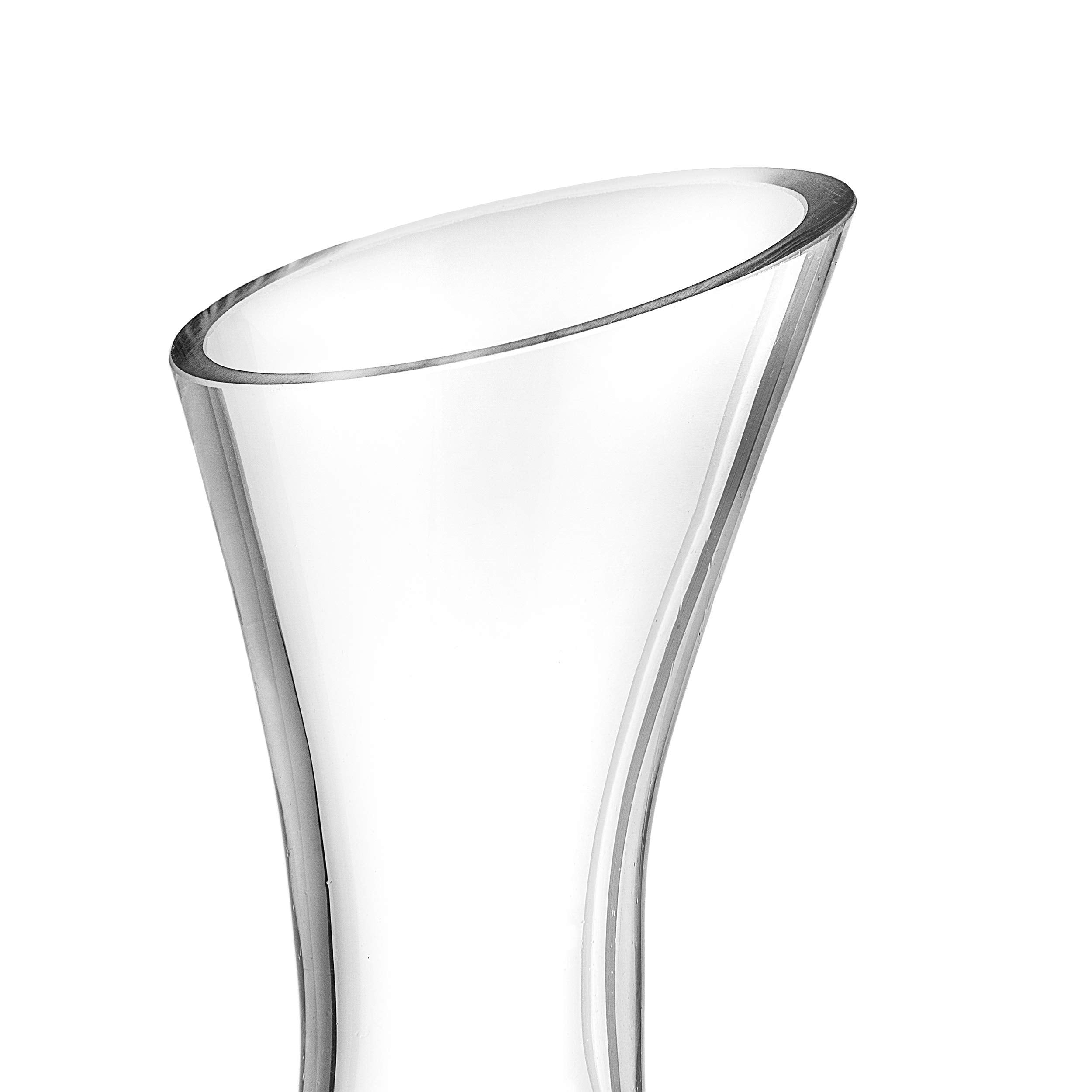 Godinger hand-blown decanter form, showcasing craftsmanship and unique character