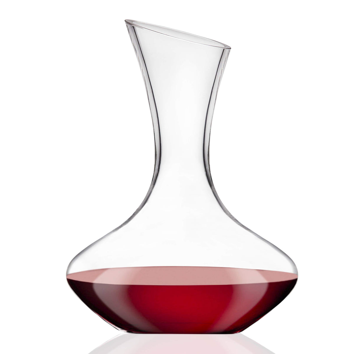 Godinger wine decanter carafe open to breathe, enhances aroma release
