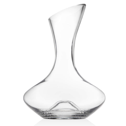 Godinger wine decanter full-bottle capacity, ready for a bottle of wine