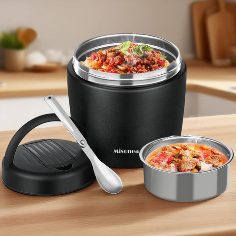 Godobo Thermo 40oz jar with spoon for on-the-go meals