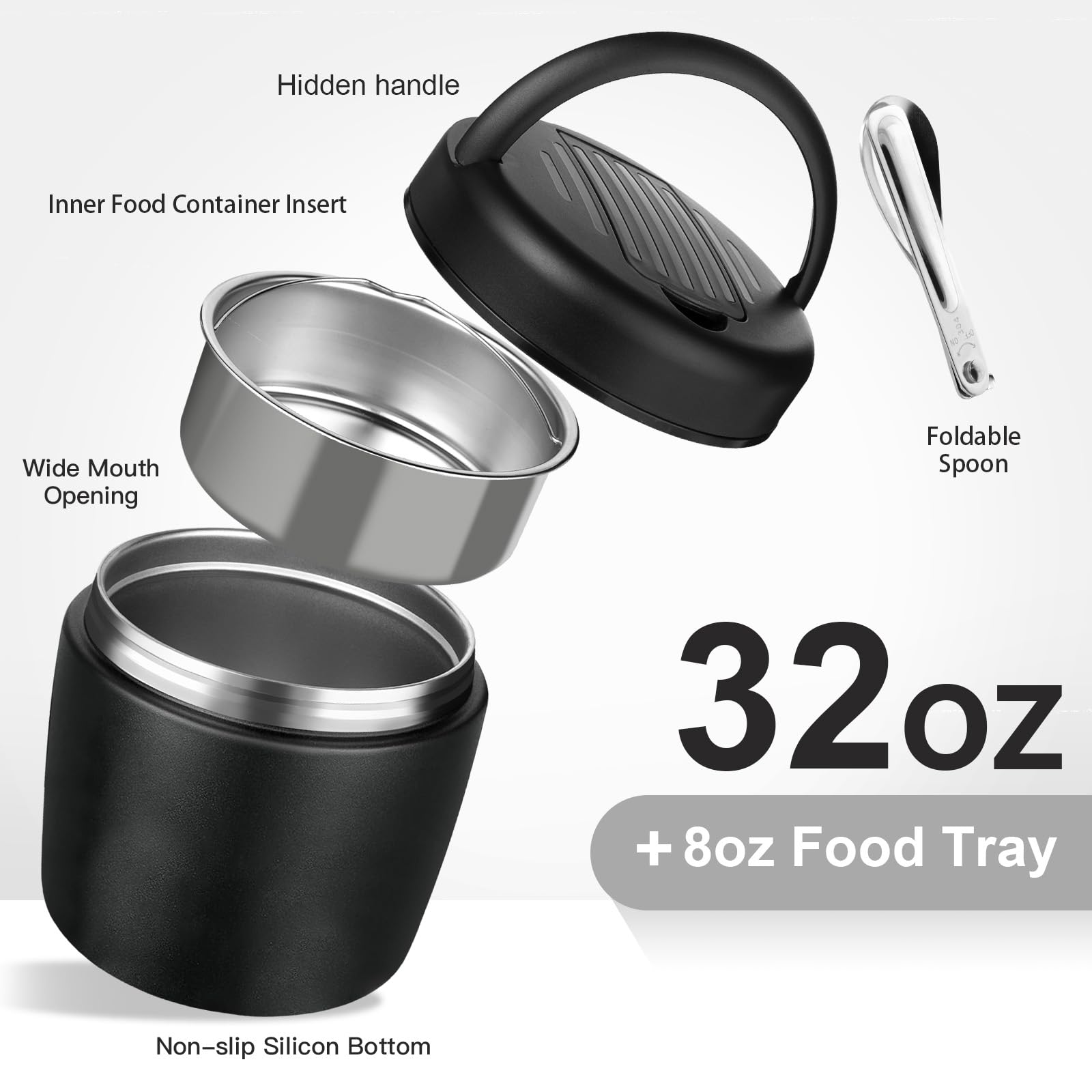 Godobo Thermo wide-mouth design for easy filling and cleaning