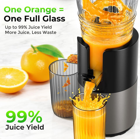 Godspeeds juicer delivering high juice yield from produce