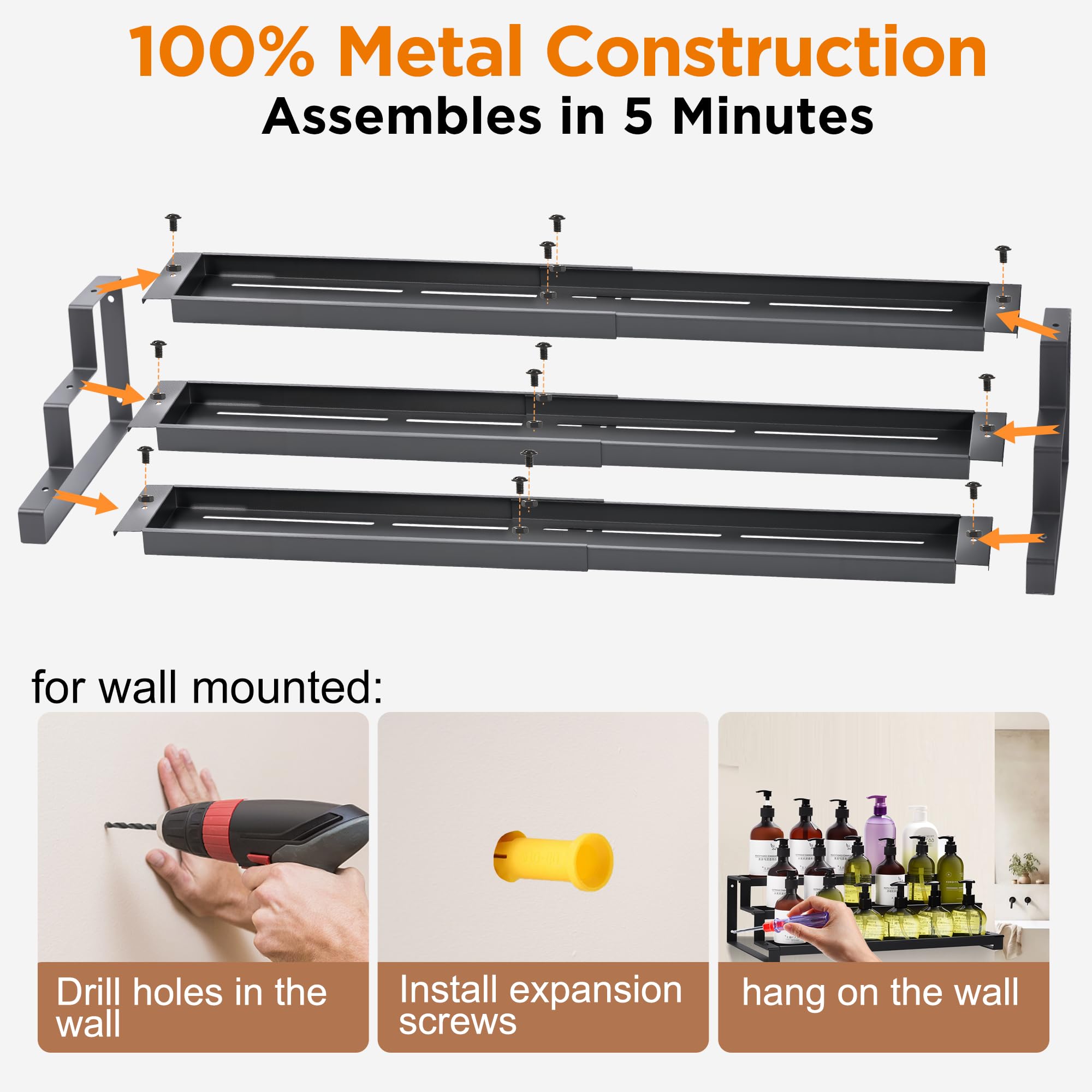 GOENDR wall-mount option for vertical spice storage