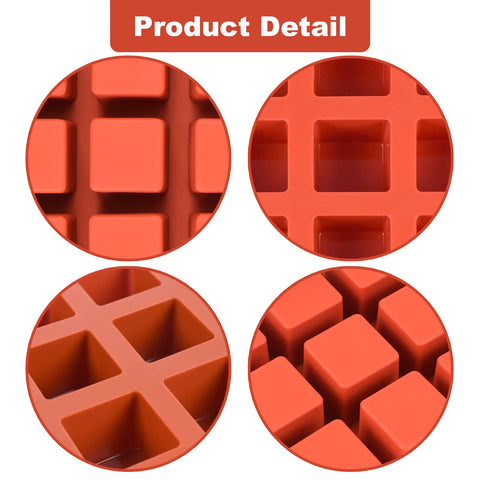 Goensjt square silicone mold suitable for chocolate and candy.